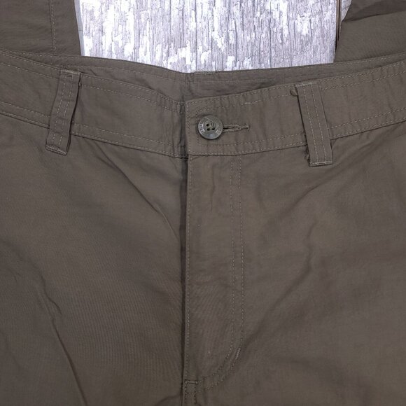 Eddie Bauer Pants Mens 36x30 Travex Green Outdoor Hiking Straight Lightweight - Picture 6 of 10